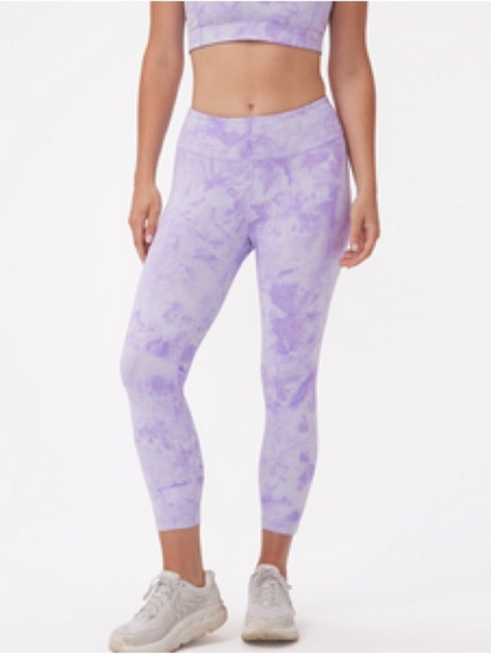 Outdoor Voices Lilac Tie-Dye Leggings